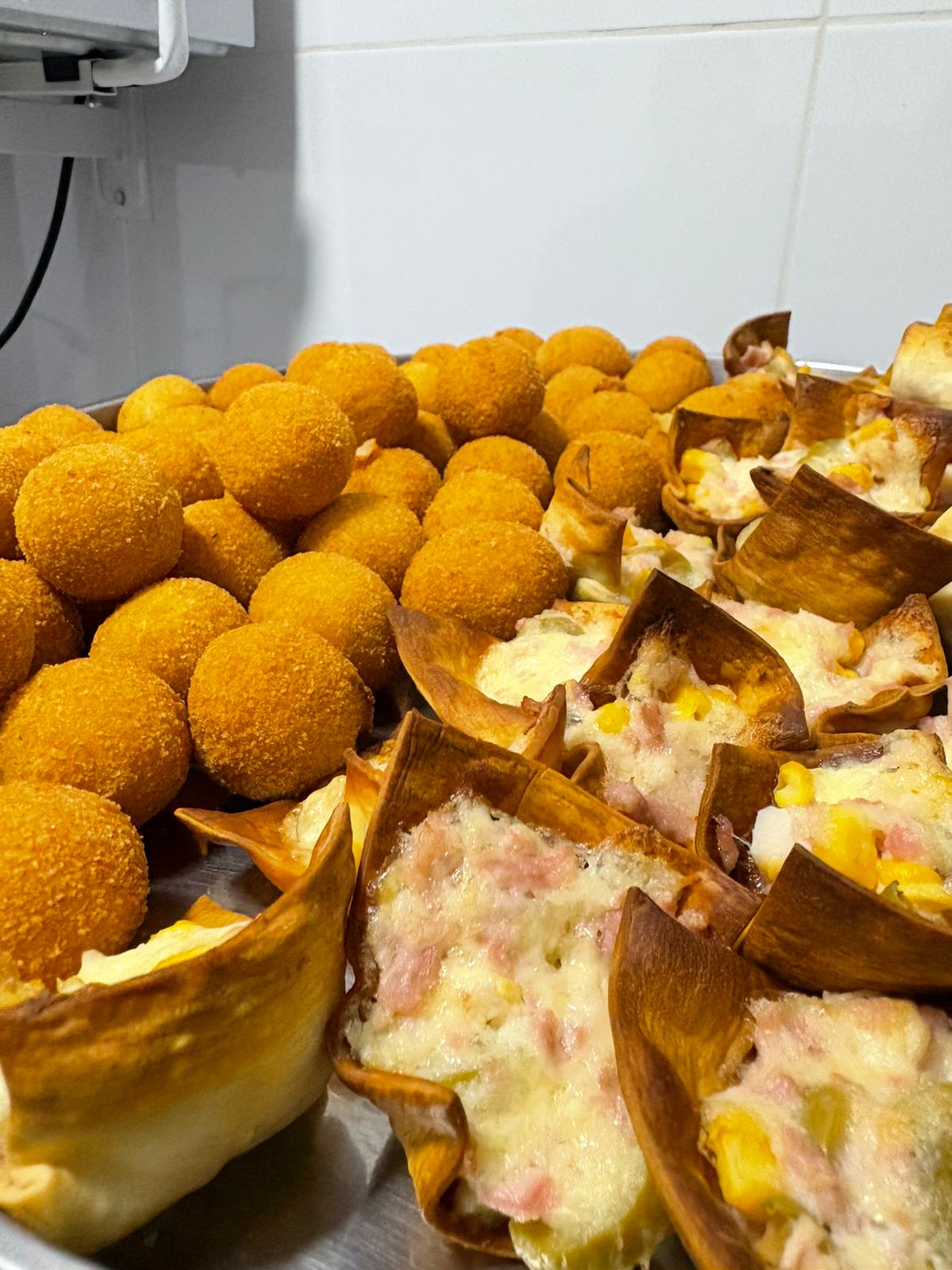 Coxinhas e salgados especiais