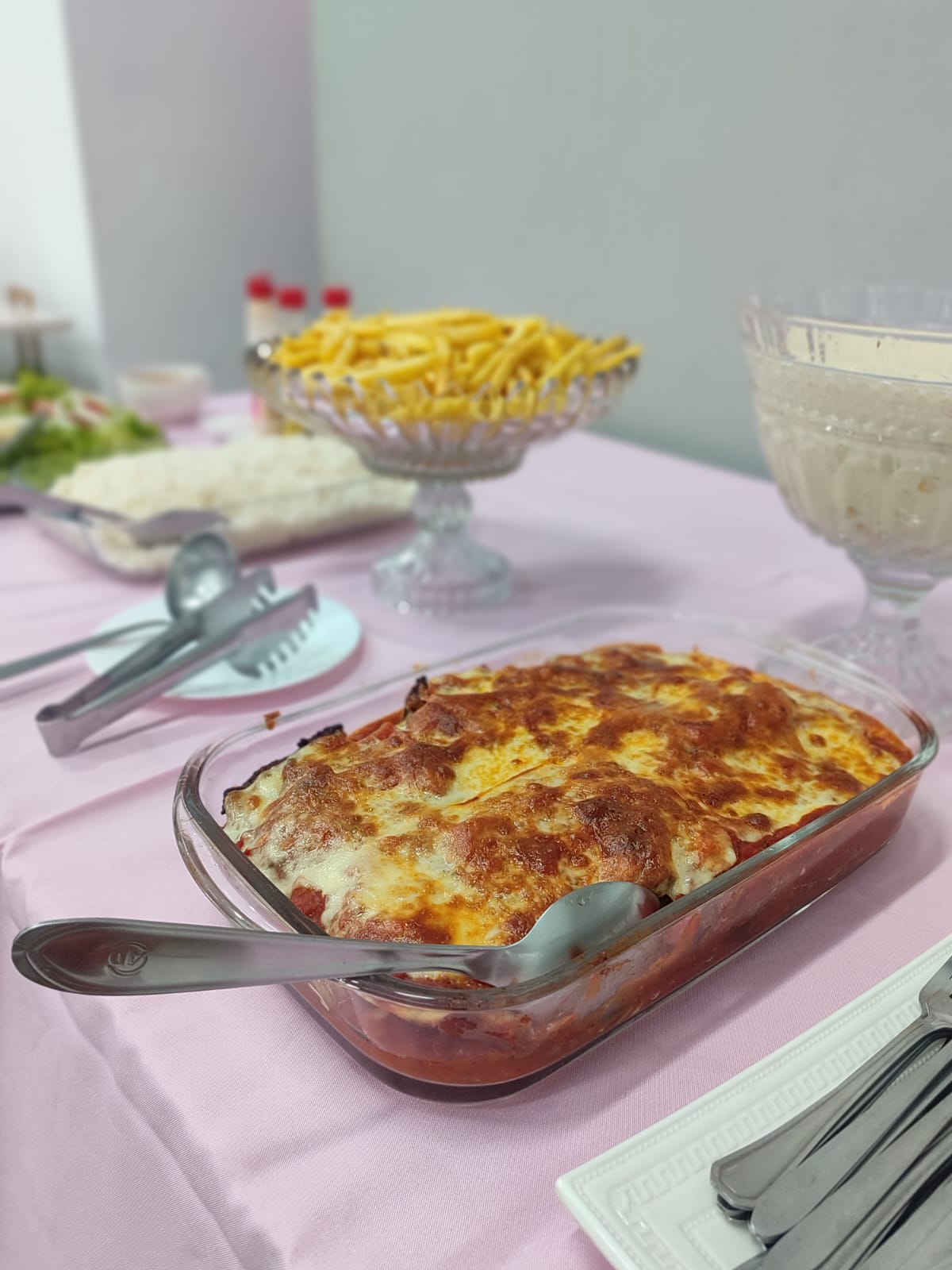 Lasanha gratinada