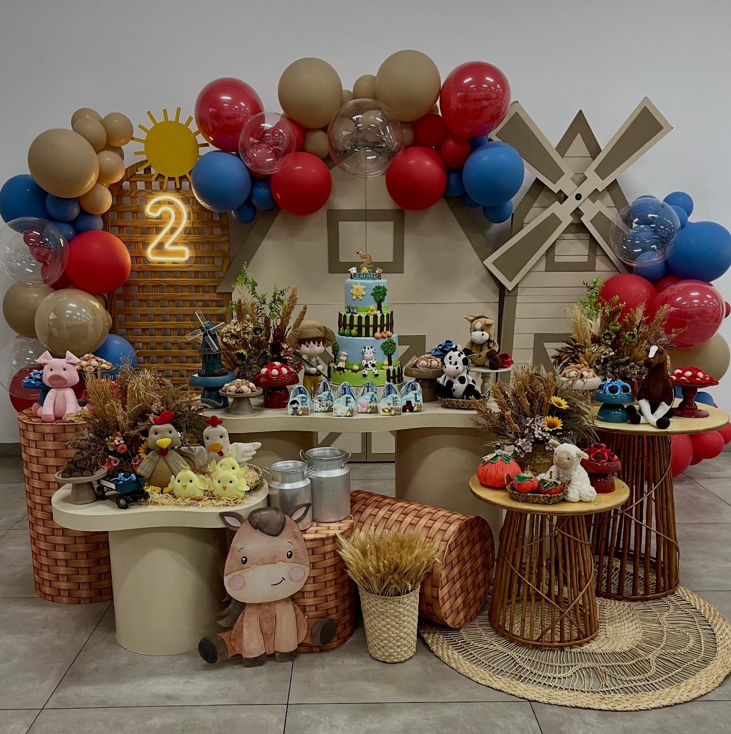 Decoração tema Fazendinha
