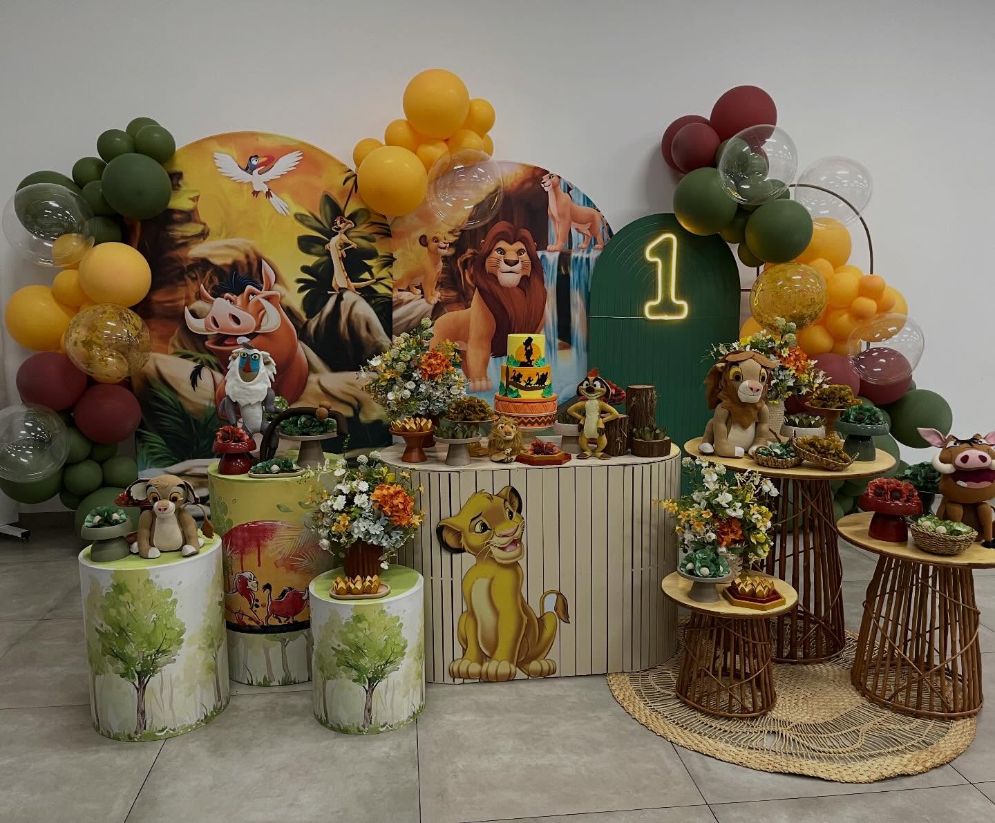 Decoração tema Rei Leão