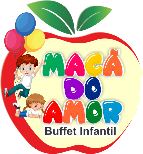 Logo Maçã do Amor Buffet Infantil